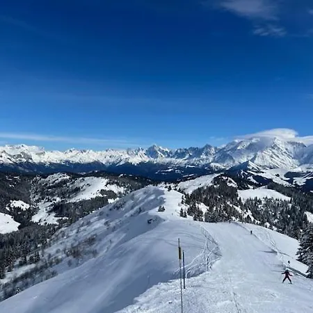 La Coufa, Spacieux Duplex En Chalet, Terrasse, Jardin, Vues Montagnes Lejlighed La Giettaz