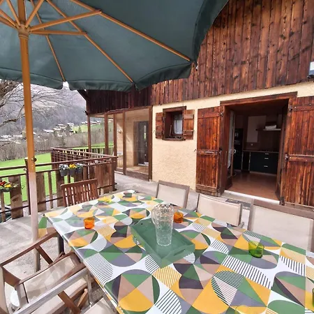 La Coufa, Spacieux Duplex En Chalet, Terrasse, Jardin, Vues Montagnes