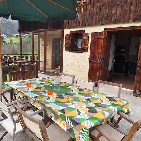 La Coufa, Spacieux Duplex En Chalet, Terrasse, Jardin, Vues Montagnes Lejlighed La Giettaz